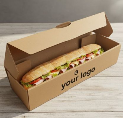 خرید جعبه ساندویچ با چاپ لوگو